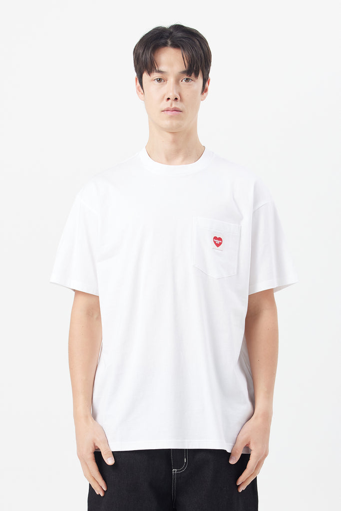 S/S POCKET HEART T-SHIRT - WORKSOUT WORLDWIDE