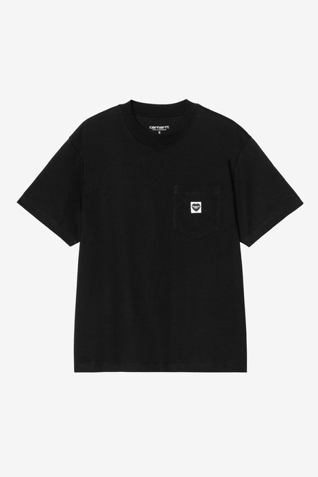 W S/S POCKET SMALL HEART T-SHIRT