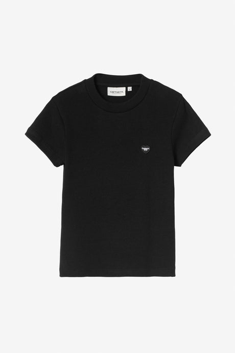 W S/S SMALL HEART PATCH T-SHIRT