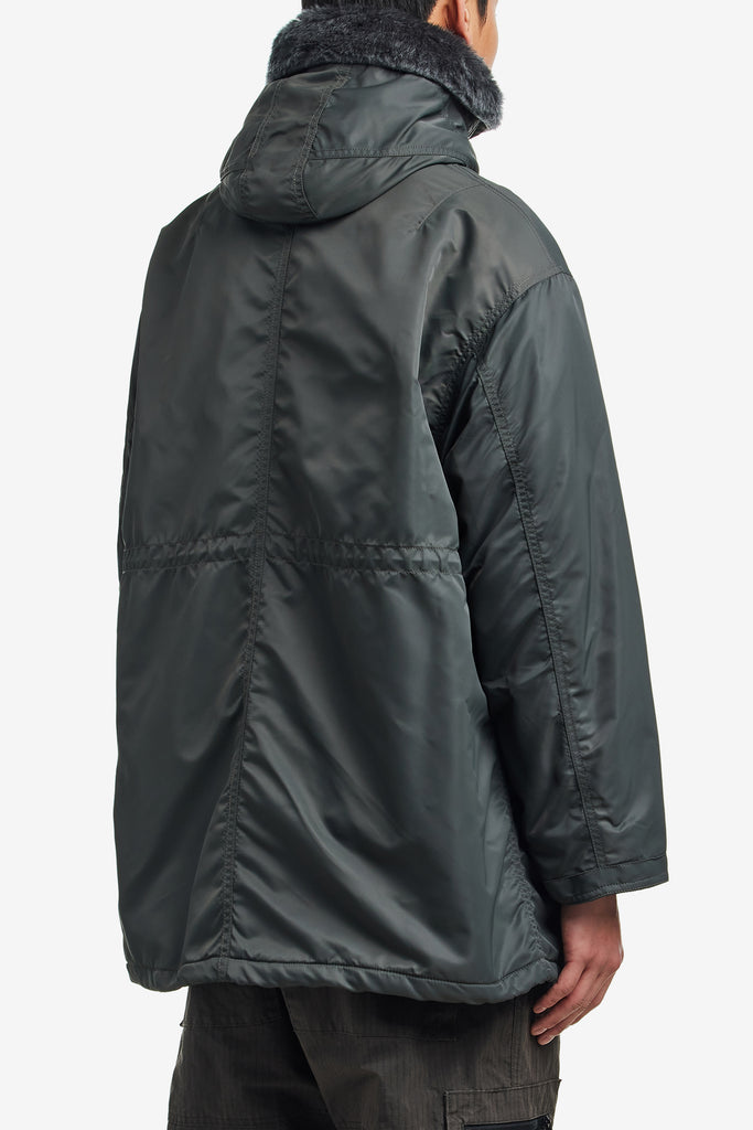 SYNTH FUR HOOD ZIP COAT– WORKSOUT WORLDWIDE