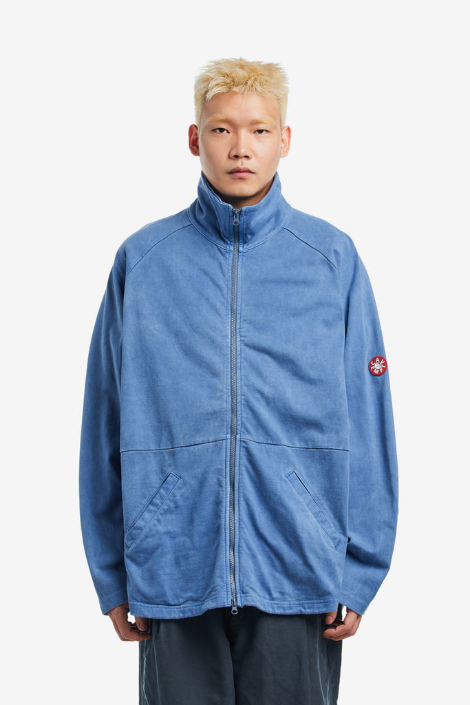 OVERDYE COTTON JERSEY ZIP UP - WORKSOUT WORLDWIDE