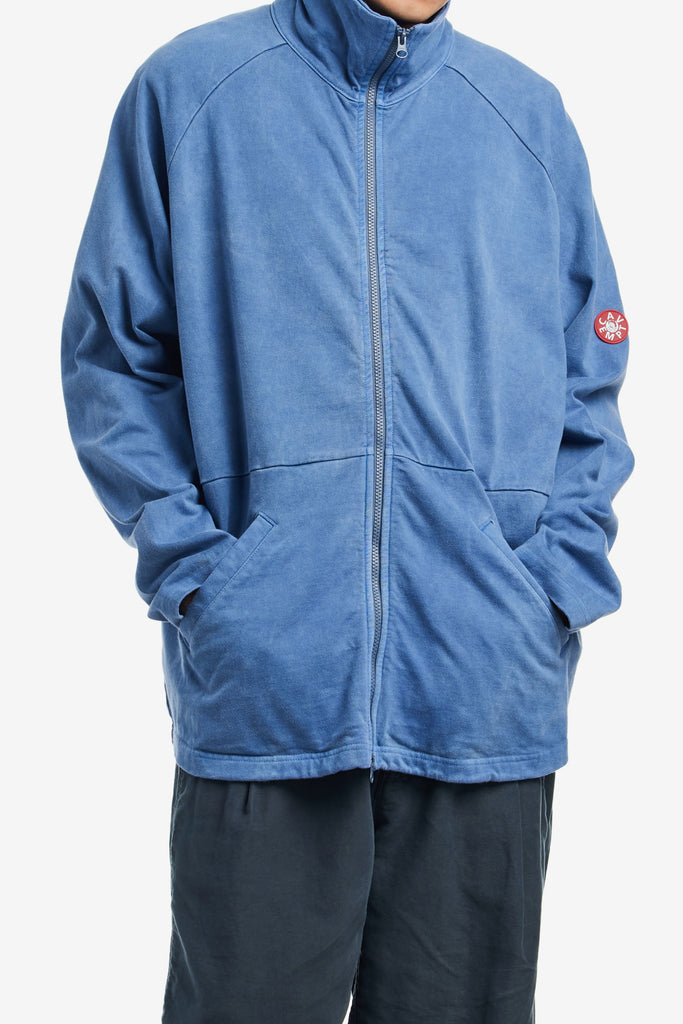 OVERDYE COTTON JERSEY ZIP UP - WORKSOUT WORLDWIDE