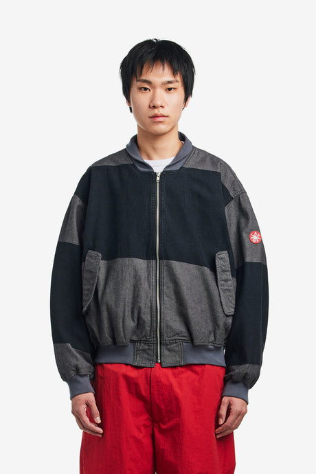 OVERDYE STRIPE ZIP JACKET