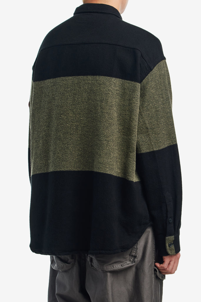 STRIPE FLANNEL BIG SHIRT - WORKSOUT WORLDWIDE