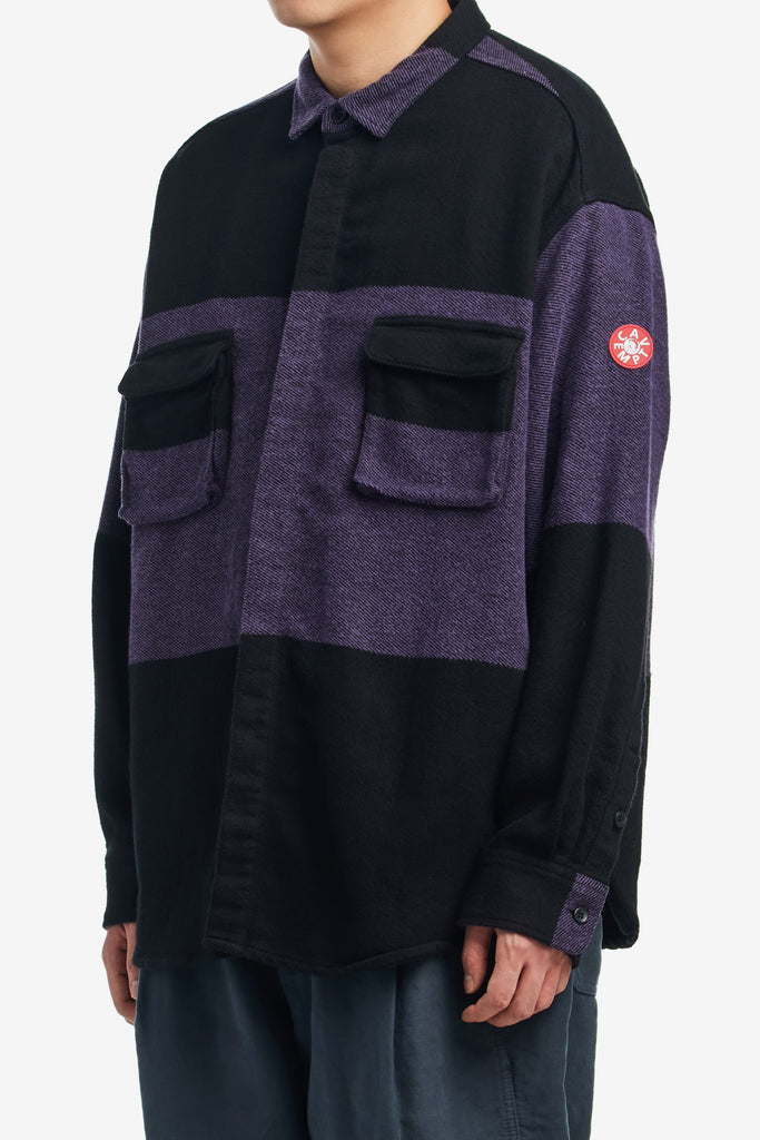 STRIPE FLANNEL BIG SHIRT - WORKSOUT WORLDWIDE