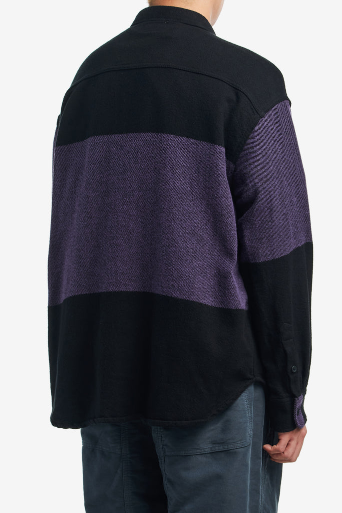 STRIPE FLANNEL BIG SHIRT - WORKSOUT WORLDWIDE