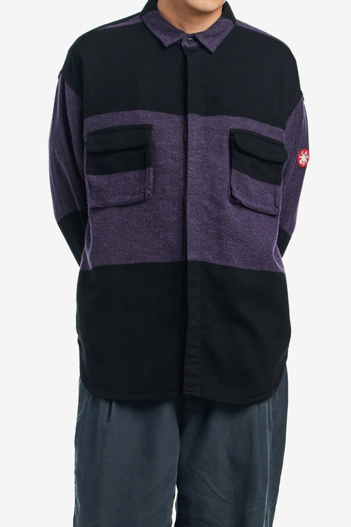 STRIPE FLANNEL BIG SHIRT - WORKSOUT WORLDWIDE