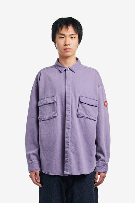 OVERDYE COTTON TWILL BIG SHIRT