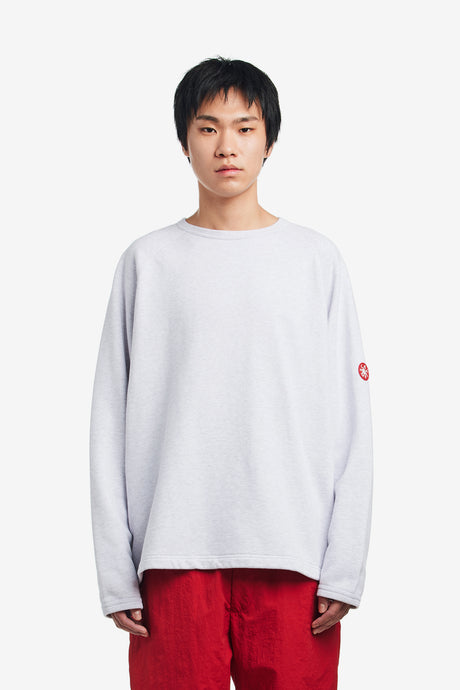 HALF PANEL RIB CREW NECK