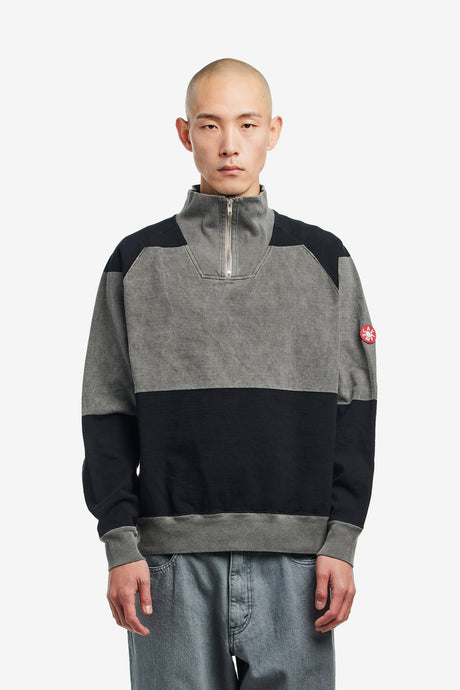 OVERDYE STRIPE HALF ZIP