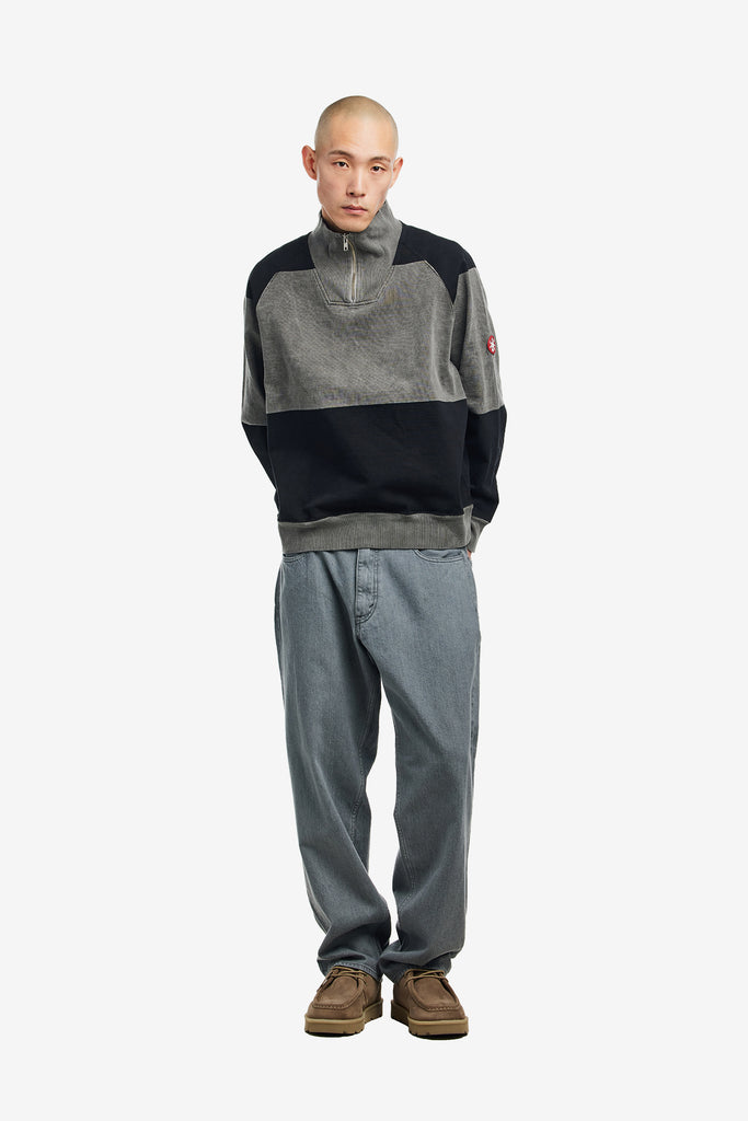 OVERDYE STRIPE HALF ZIP - WORKSOUT WORLDWIDE