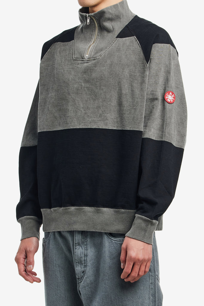 OVERDYE STRIPE HALF ZIP - WORKSOUT WORLDWIDE