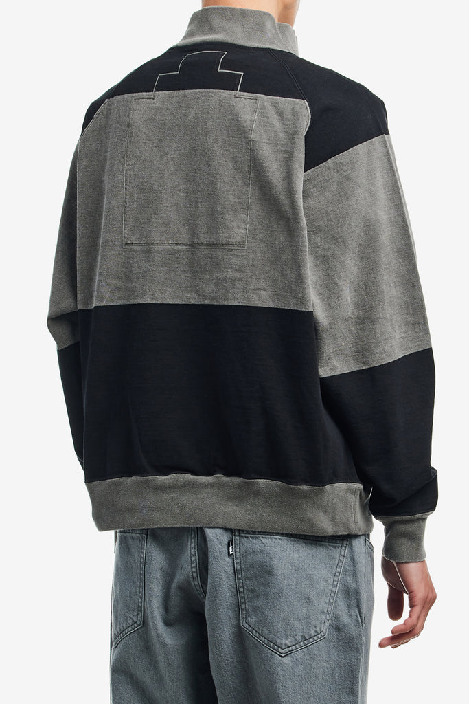 OVERDYE STRIPE HALF ZIP - WORKSOUT WORLDWIDE