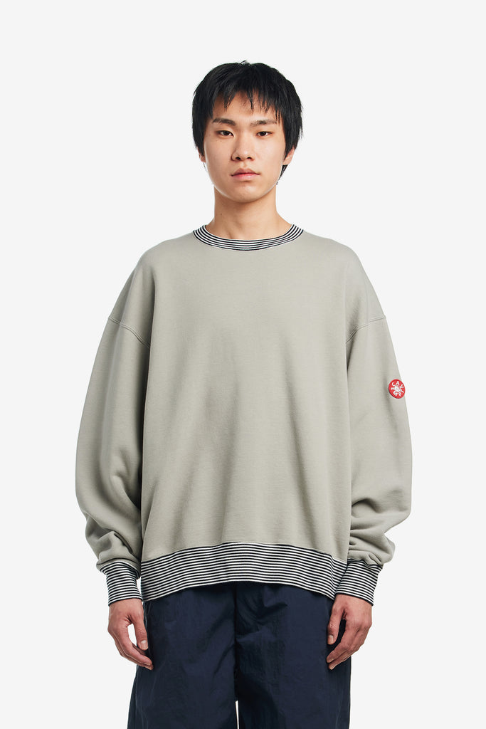 STRIPE RIB SOLID CREW NECK - WORKSOUT WORLDWIDE