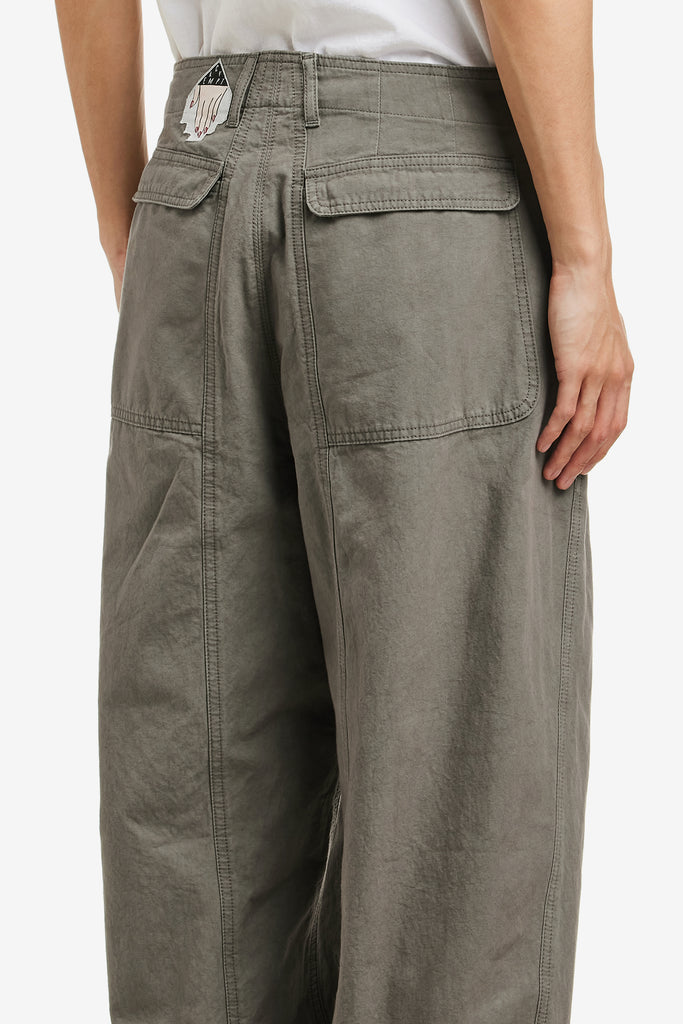 COTTON CASUAL PANTS CHARCOAL - WORKSOUT WORLDWIDE