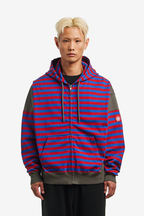 SIDE COLOUR STRIPE LIGHT HOODY