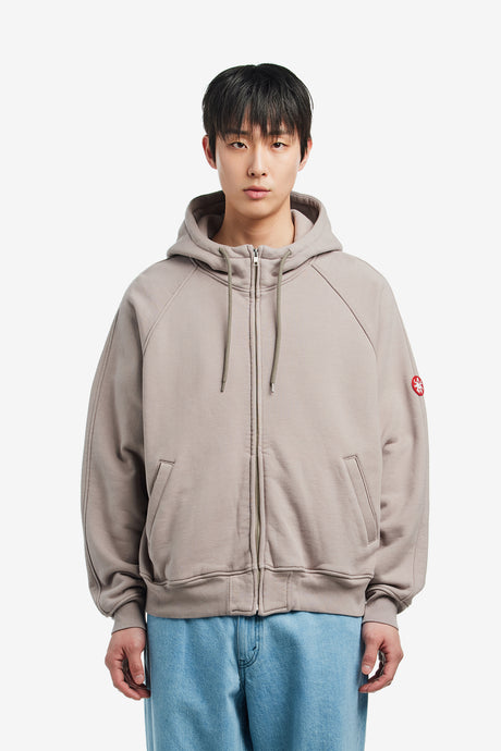 SOLID BIG HEAVY ZIP HOODY