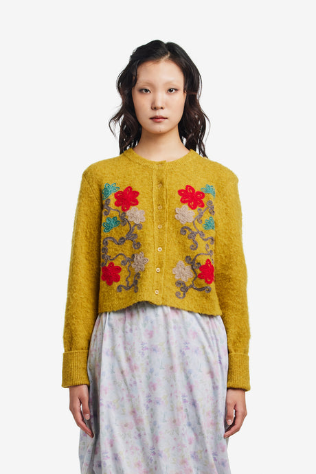 GRANNY'S FLOWER CARDIGAN