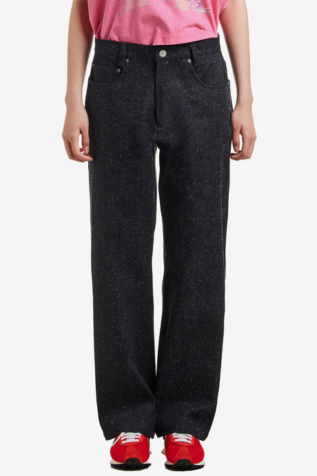 RIGID NEP DENIM PANTS
