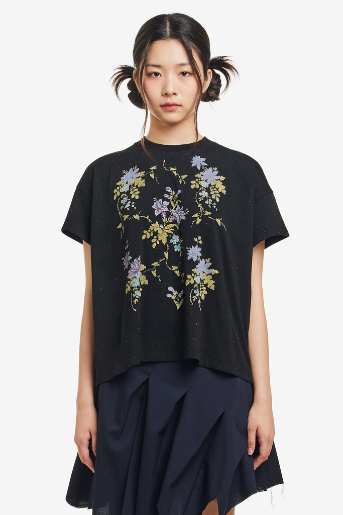 SCATTERED FLOWER TOP - WORKSOUT WORLDWIDE