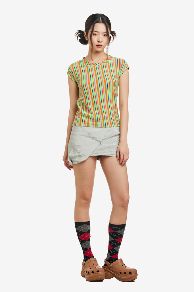 GREEN MOOJIGAE TOP - WORKSOUT WORLDWIDE