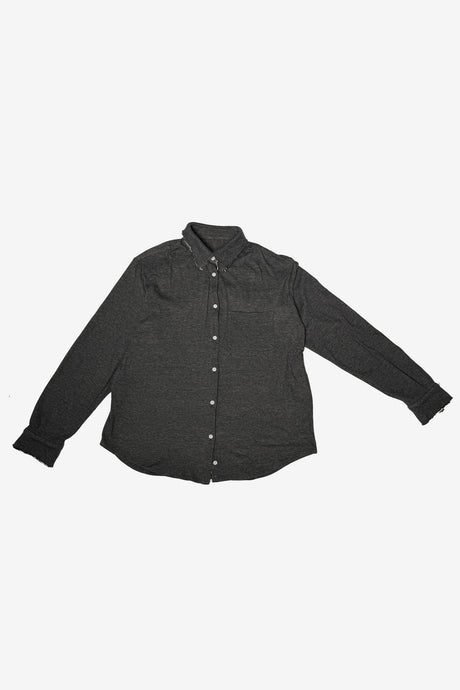 MARSHMALLOW 4-TIERED COLLAR SHIRT