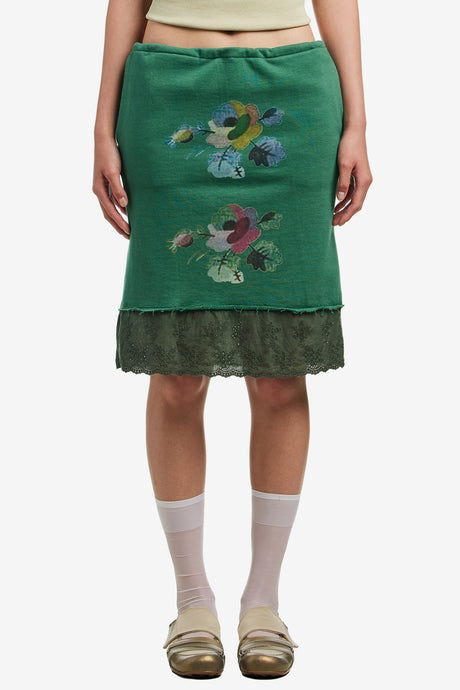 DOUBLE FLOWER SKIRT