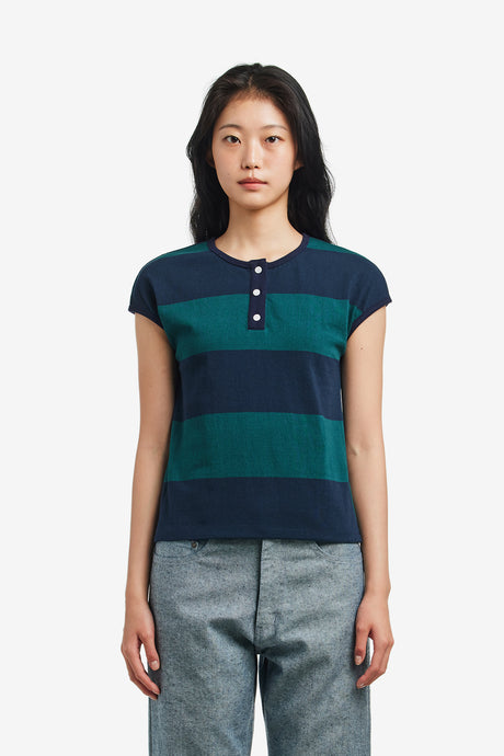BOLD STRIPE SLEEVELESS TOP