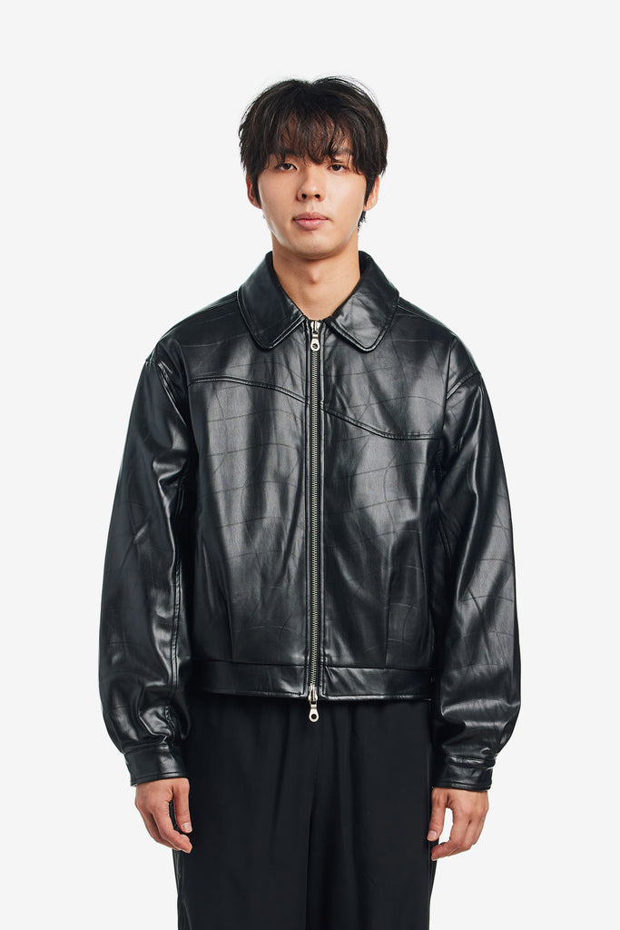 DEBOSSED WAVY JACKET - WORKSOUT WORLDWIDE