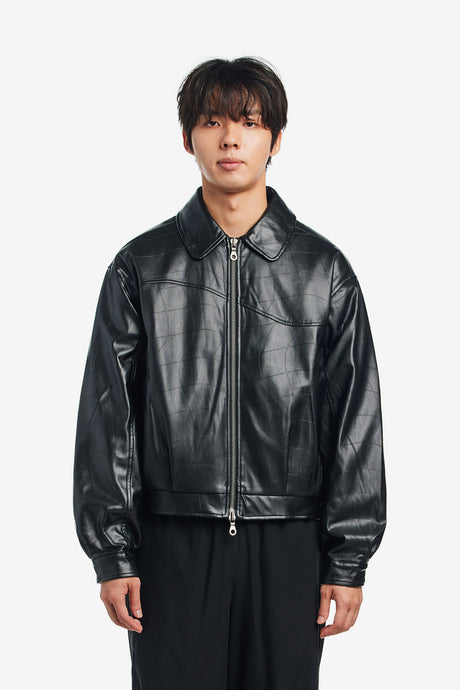 DEBOSSED WAVY JACKET