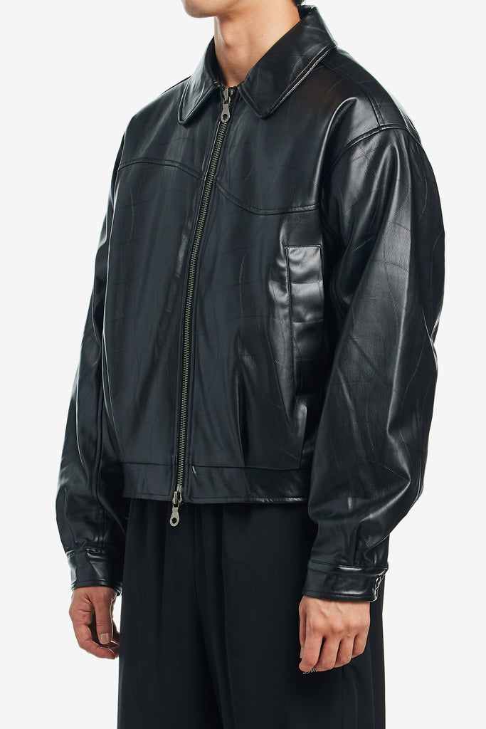 DEBOSSED WAVY JACKET - WORKSOUT WORLDWIDE