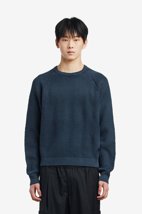 WAVE KNIT SWEATER