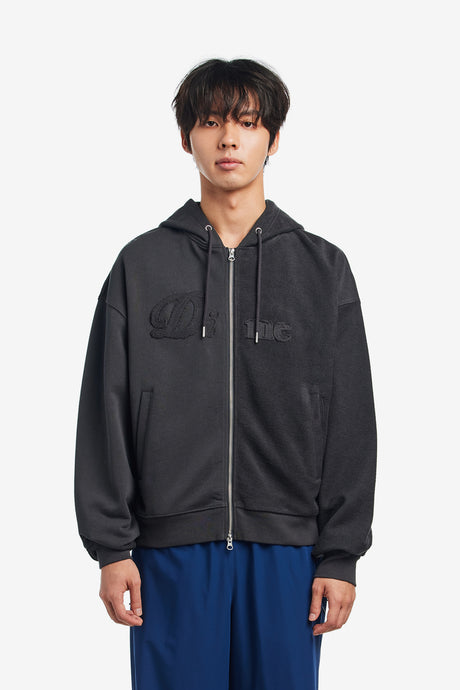 REVERSE FRENCH TERRY ZIP HOODIE