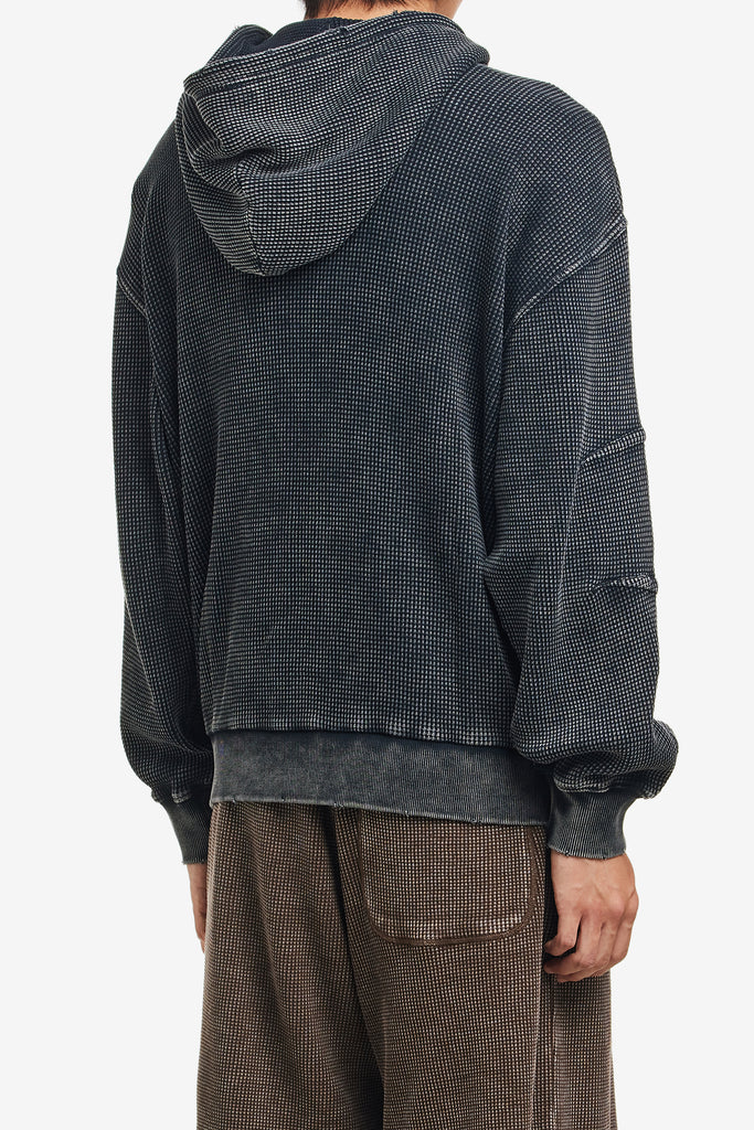 PREMIUM WAFFLE ZIP HOODIE - WORKSOUT WORLDWIDE