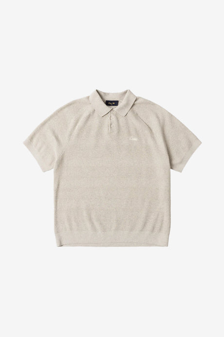 CABLE KNIT POLO