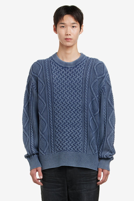 DYED FISHERMAN SWEATER