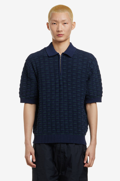 WAVY PULLOVER HALF KNIT