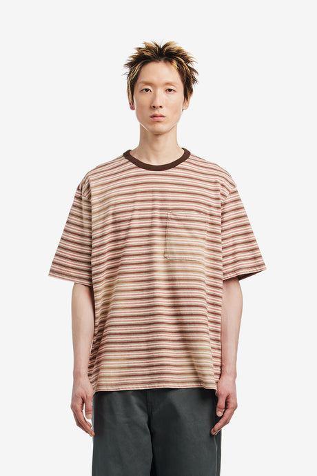 BLEACHED STRIPE T-SHIRTS