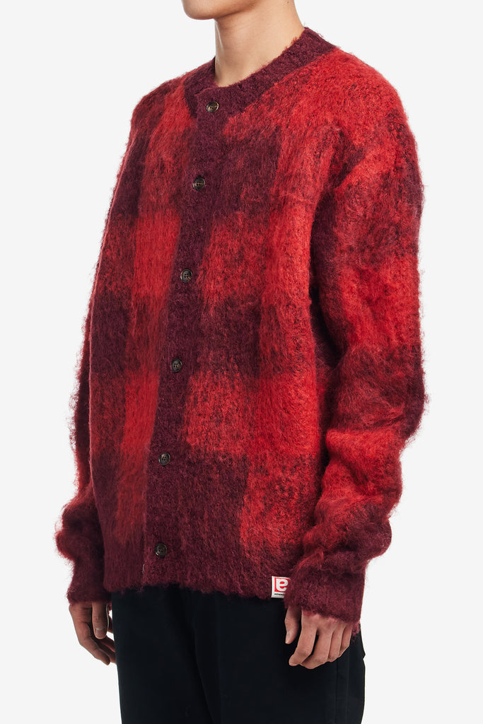 HERITAGE CHECK CARDIGAN - WORKSOUT WORLDWIDE