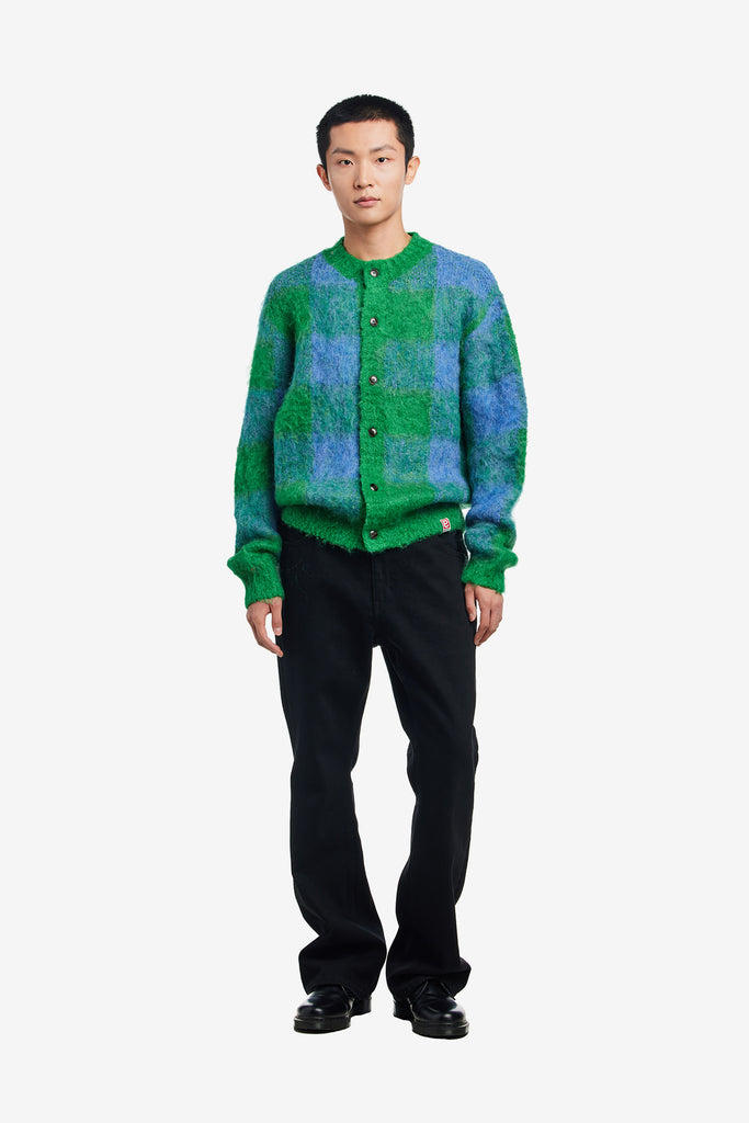 HERITAGE CHECK CARDIGAN - WORKSOUT WORLDWIDE