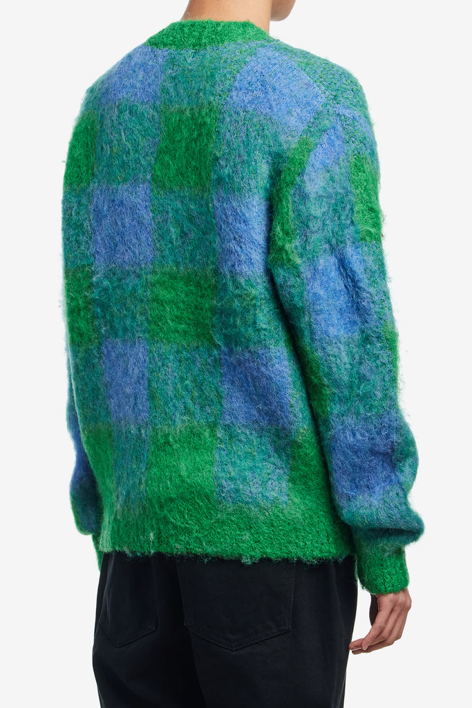 HERITAGE CHECK CARDIGAN - WORKSOUT WORLDWIDE