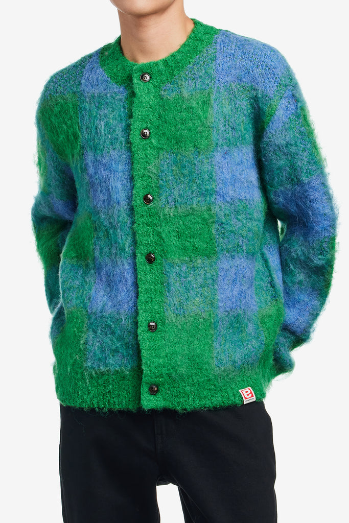 HERITAGE CHECK CARDIGAN - WORKSOUT WORLDWIDE