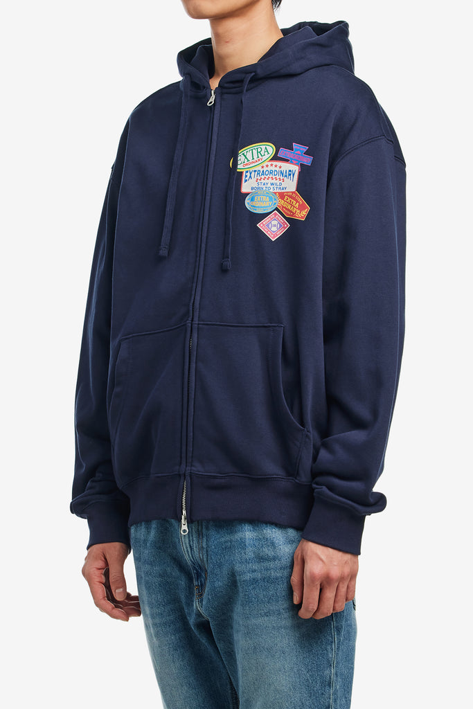 EXODNRY WAPEN HOOD ZIP UP - WORKSOUT WORLDWIDE