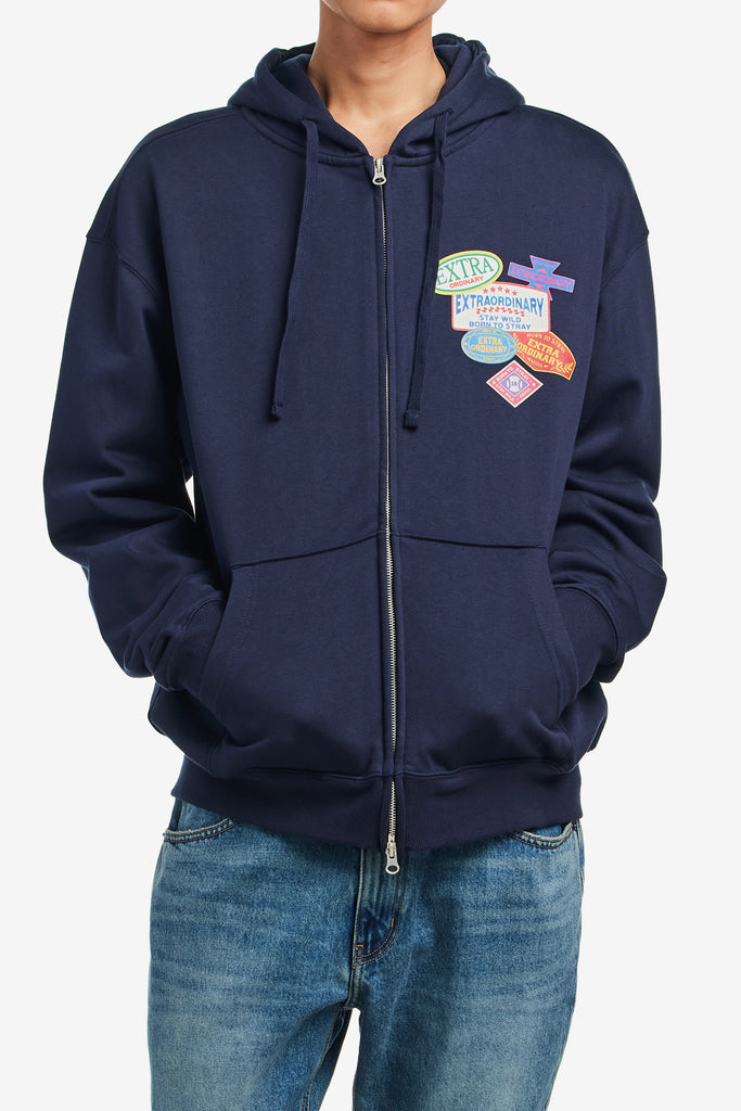 EXODNRY WAPEN HOOD ZIP UP - WORKSOUT WORLDWIDE