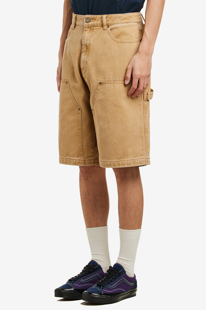 PIGMENT DYING DOUBLE KNEE SHORTS - WORKSOUT WORLDWIDE