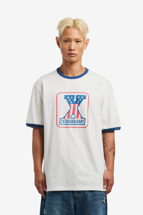 NUMBER X RINGER TEE