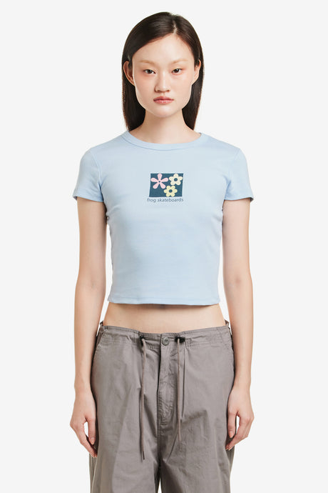 FLOWER BABY CROPPED TEE