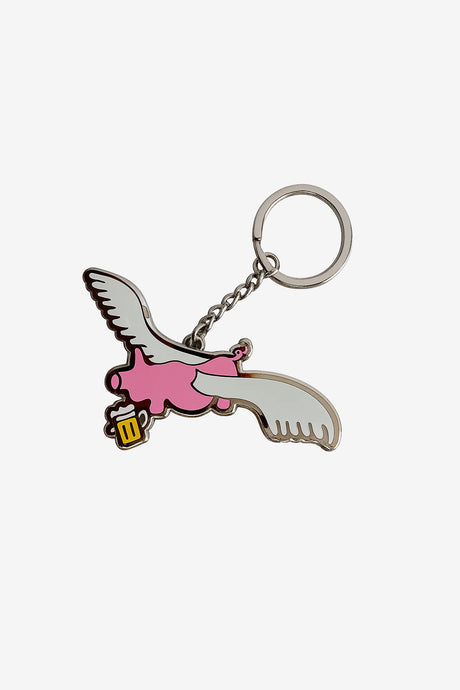 FLYING PIG KEYCHAIN