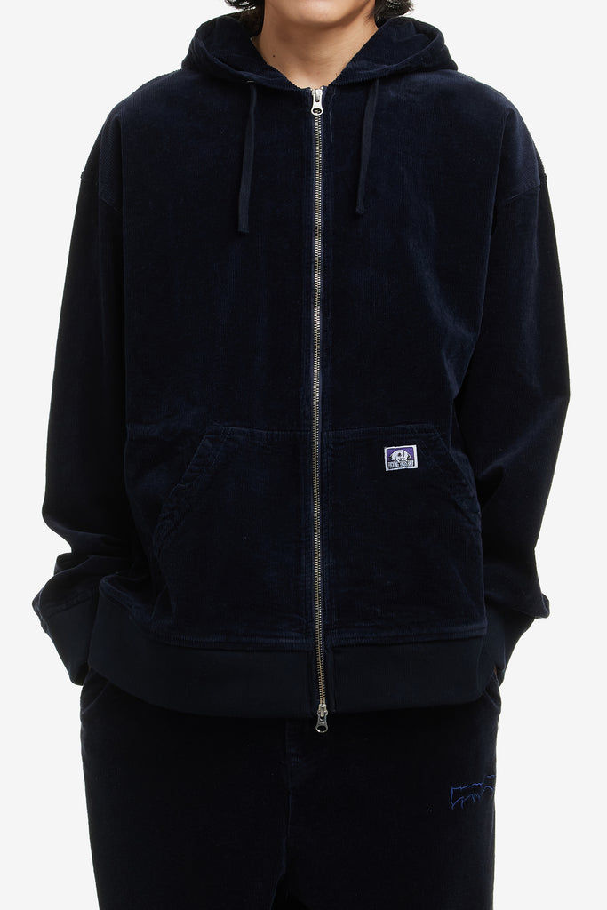 CORDUROY ZIP HOODIE - WORKSOUT WORLDWIDE