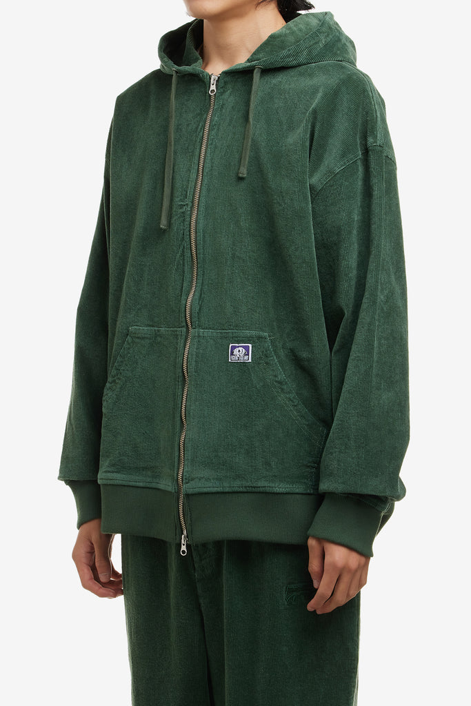 CORDUROY ZIP HOODIE - WORKSOUT WORLDWIDE